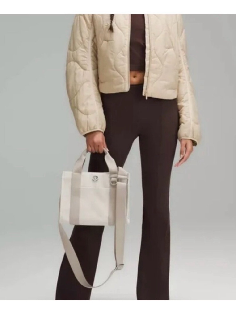 Lululemon Two-Tone Canvas Tote Bag Mini 4.5L